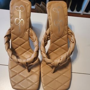 Jessica Simpson Leather Sandals (NWOT)